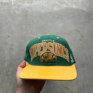 Seattle supersonics mitchell 7 ness snapback